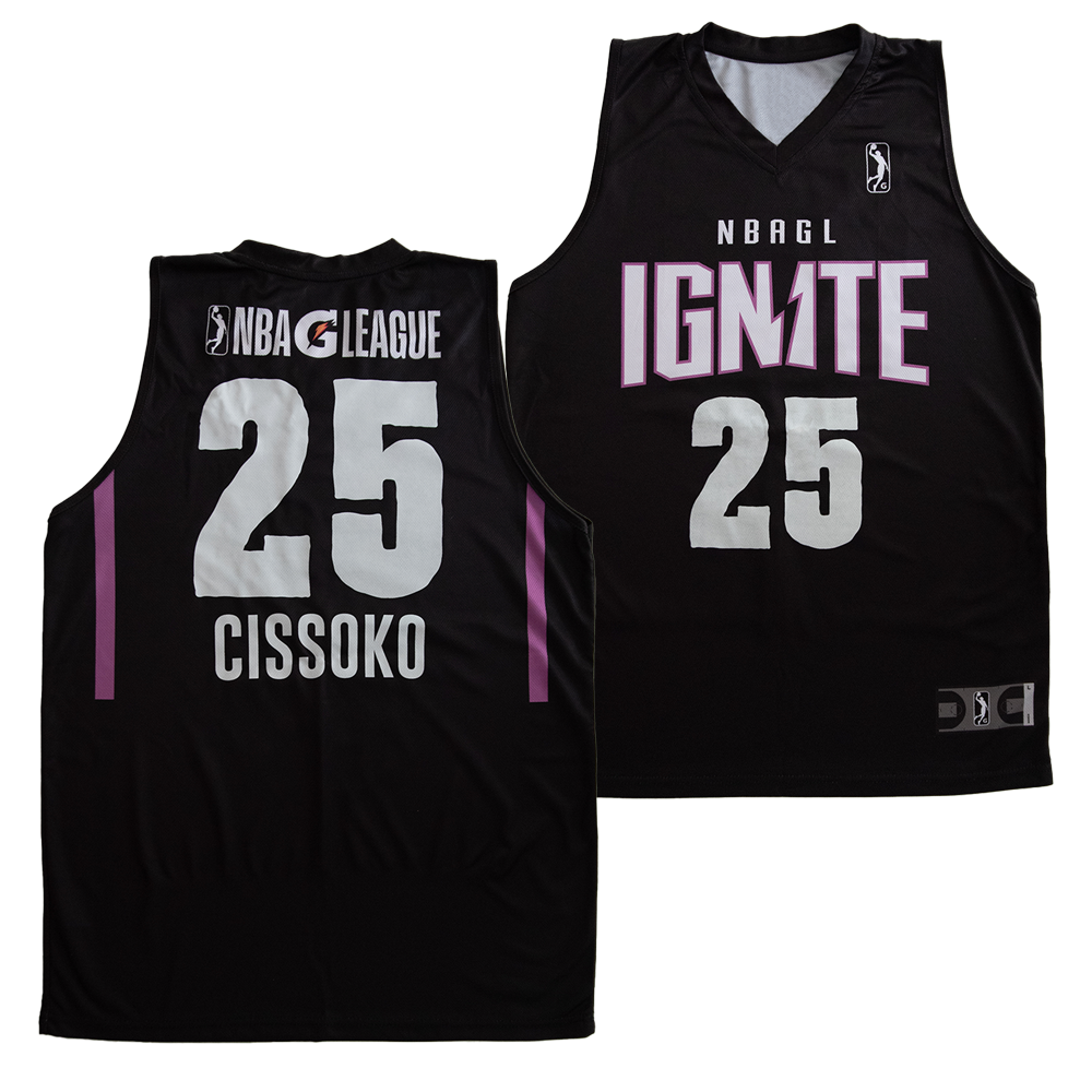 Sidy Cissoko 25 NBA G League Ignite 2022-23 Replica Jersey Black / SM